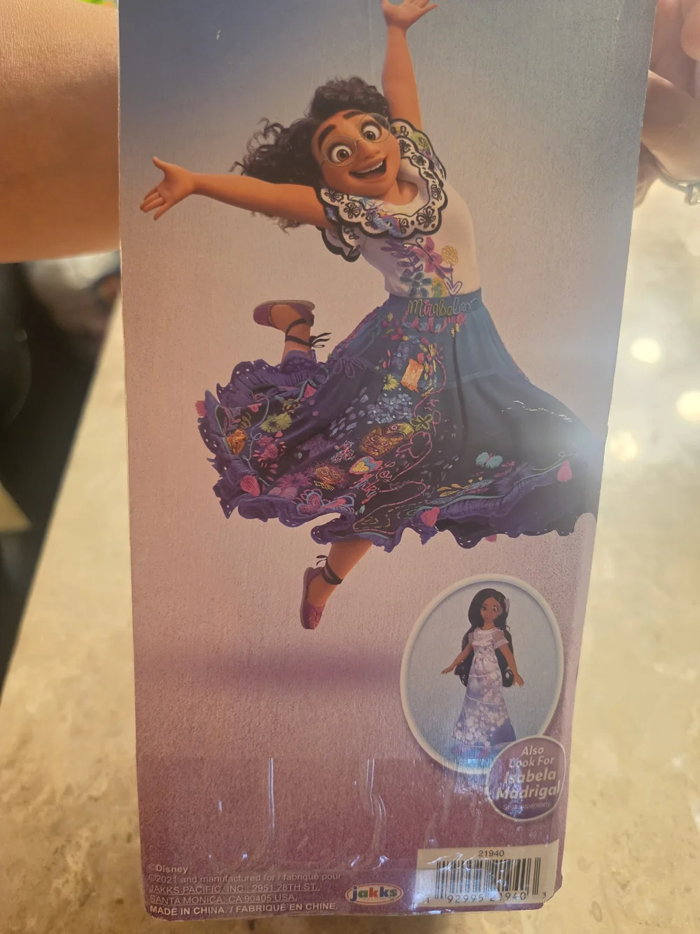 Disney Mirabel Madrigal Doll with Blue Skirt and Green Glasses